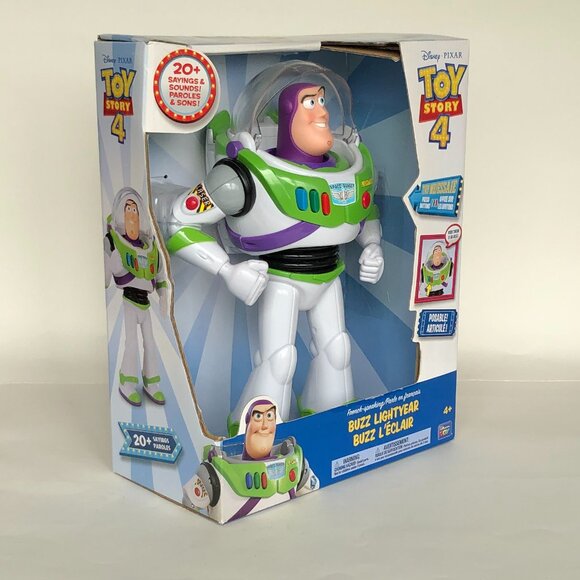 Disney Toy Story 4 Buzz Lightyear 12" French Talking Action Figure - Picture 5 of 15